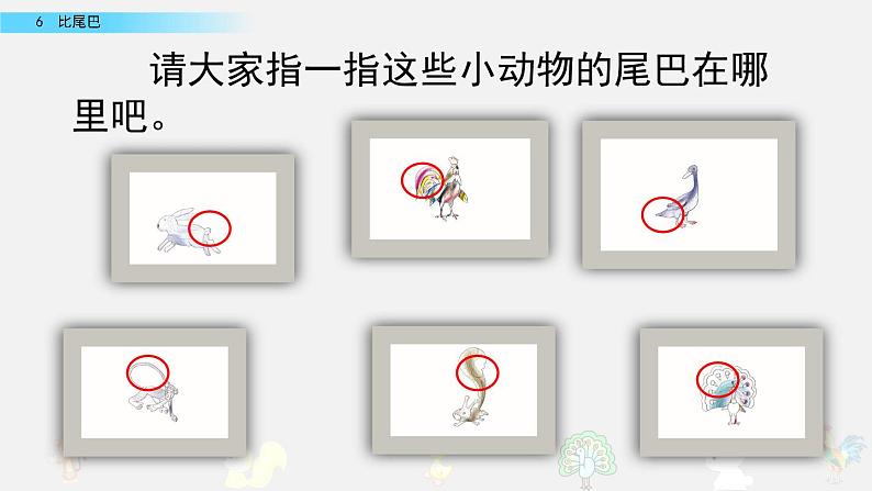 部编版一年级上册语文课文6比尾巴课件+全部素材课件+素材04