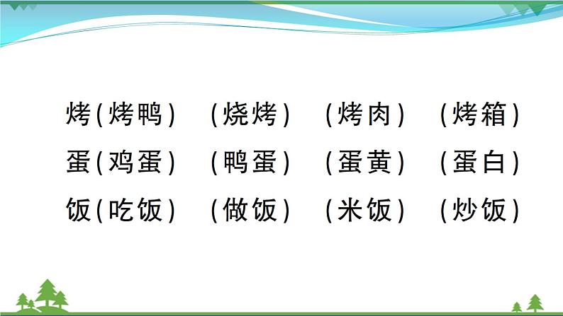 【精品】部编版 二年级语文下册识字知识总结作业课件04