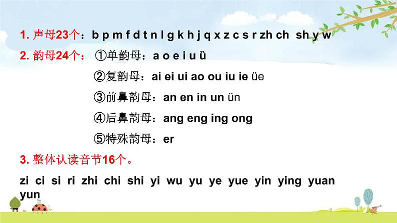 人教统编版小升初语文总复习专题一·拼音课件105