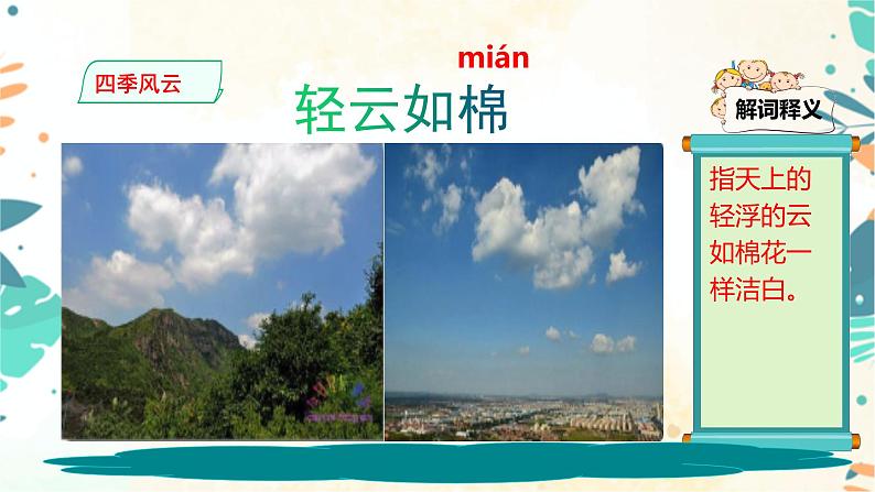 看图写作:插图词汇积累:四季风云 课件03