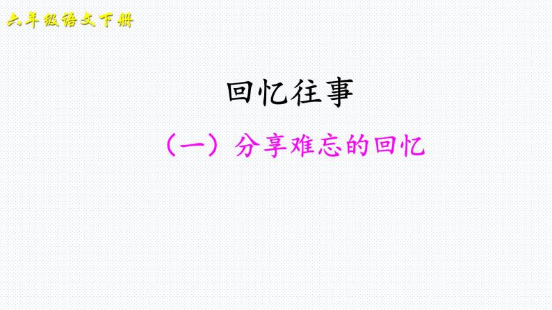 【复习总课件】部编版六年级语文下册《第六单元知识点梳理》PPT课件(共126张PPT)06