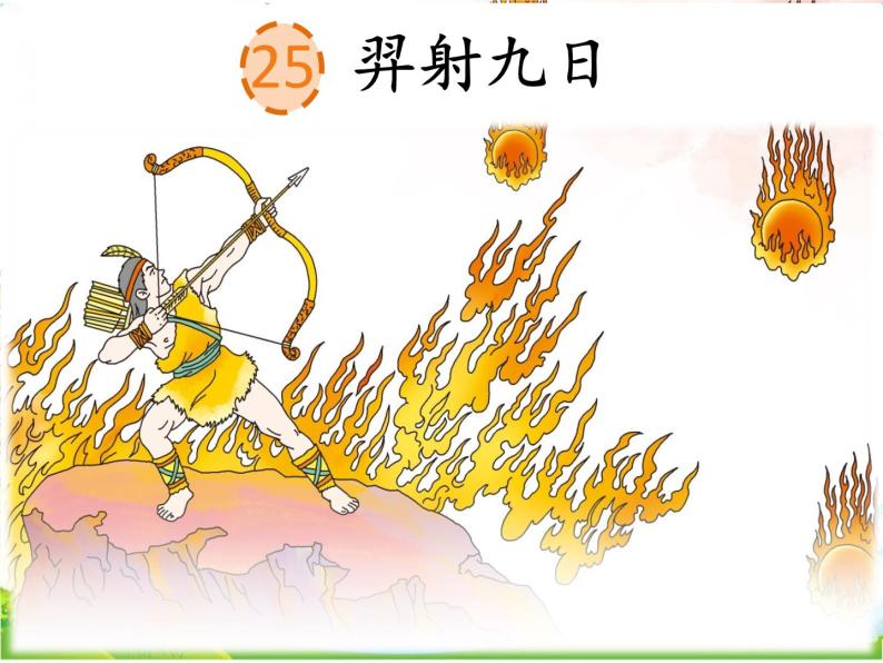 语文25羿射九日完美版ppt课件