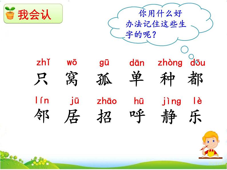 人教部编版语文一年级下册课文3.6 《树和喜鹊》课件+教案+素材04