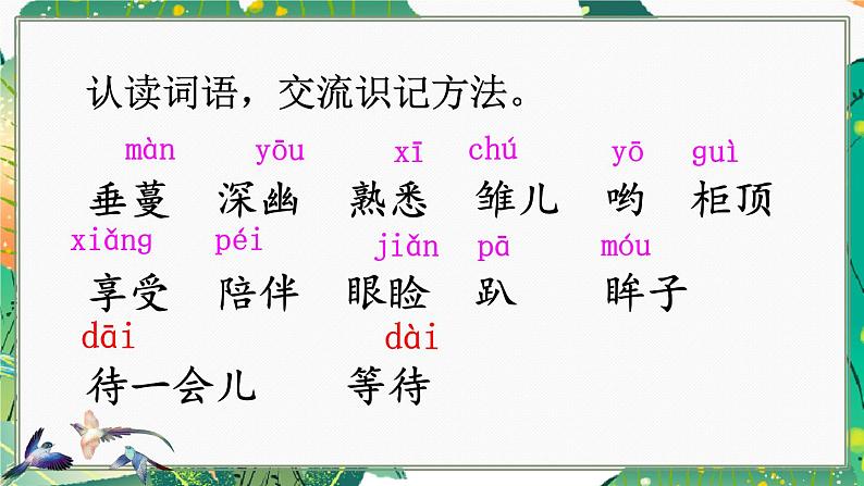 人教版五年级语文上册 第一单元 4 珍珠鸟 课件PPT03