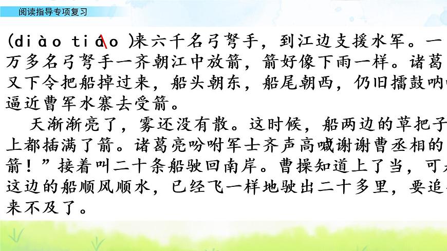 部編版五年級(jí)語文下冊(cè)期末閱讀指導(dǎo)專項(xiàng)第4頁