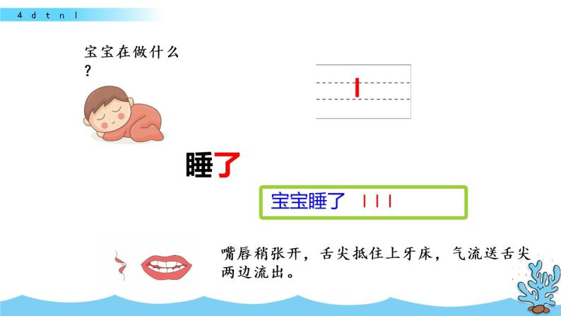部编版一年级语文上册《汉语拼音4dtnl》 课件07
