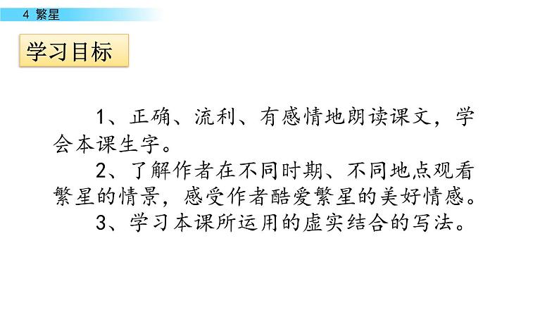 四年级语文上册 第一单元《繁星》课件第3页