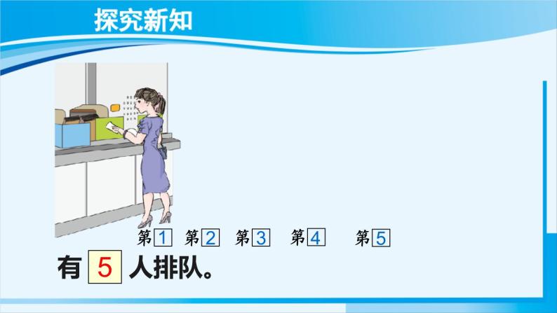 人教版一年级数学上册 1-5的认识和加减法 第3课时 第几 课件04