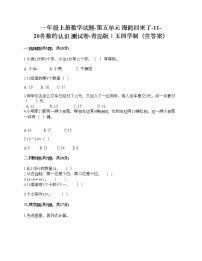 小学数学青岛版 (五四制)一年级上册五 海鸥回来了——11~20各数的认识同步练习题