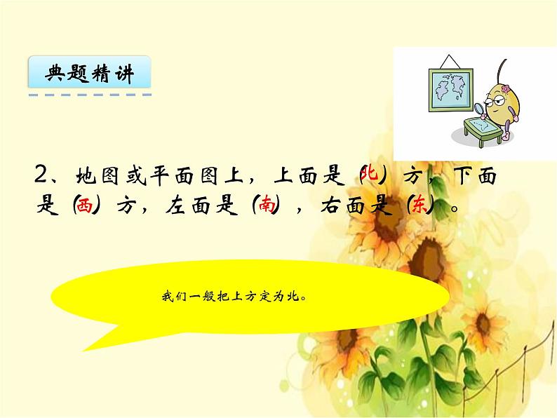 二年级上册数学 5 美丽的校园——认识方向 复习课件 青岛版(五四制)05
