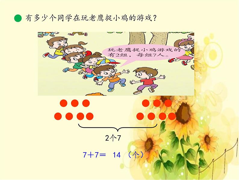 二年级上册数学 凯蒂学艺——表内乘法(二)-7的乘法口诀_课件1 青岛版(五四制)第8页