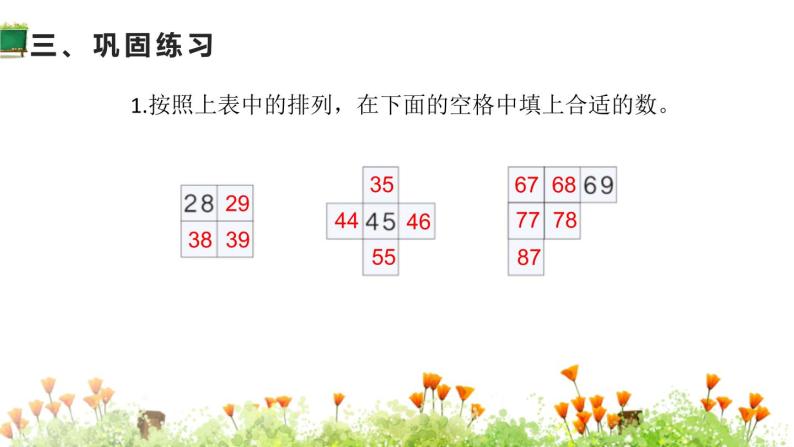 100以内数的认识数的顺序 比较大小教课课件ppt