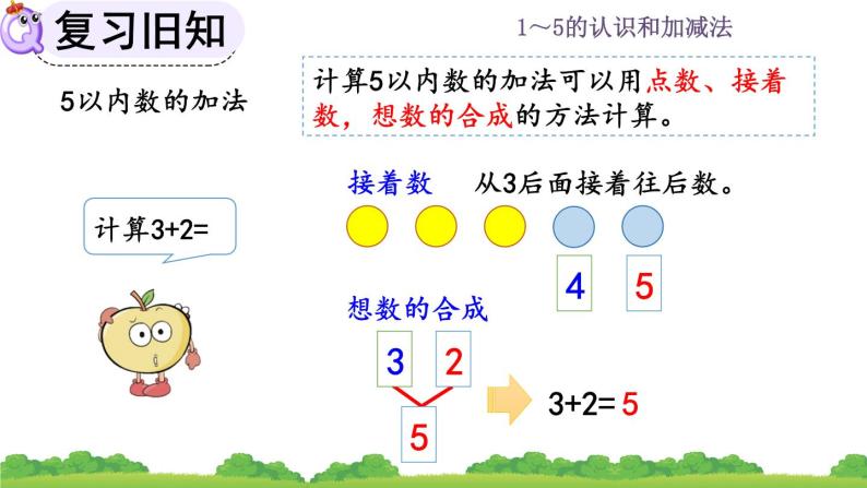 人教版数学一年级上册 第三单元  3.12 练习五 课件04