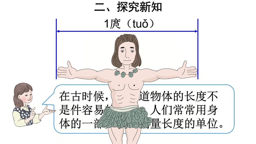 人教版二年級數(shù)學(xué)上冊《認(rèn)識線段，學(xué)會畫線段》長度單位PPT課件第5頁