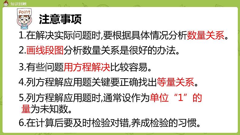北师大版六年级数学上册 整理和复习 第2课时 数与代数 课件07