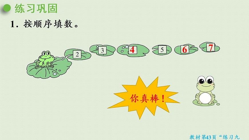 人教版一年級數(shù)學上冊 5 6~10的認識和加減法 練習九 課件第5頁