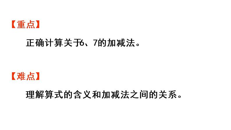 一年级上册数学课件-5 6_10的认识和加减法第3课时 6、7的加减法人教版第3页