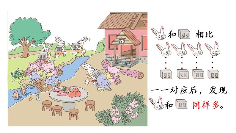 一年级上册数学课件- 1 准备课第2课时 比多少.pptx人教版 - 副本第7页