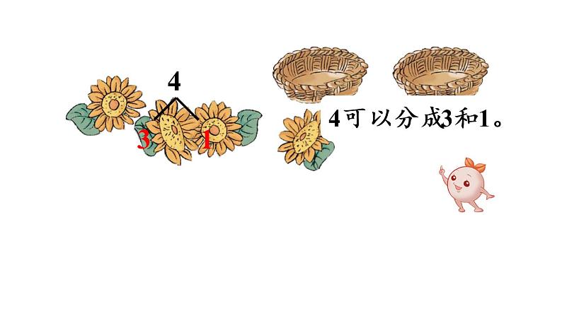 一年级上册数学课件-3 1_5的认识和加减法第4课时 4的分与合人教版第8页