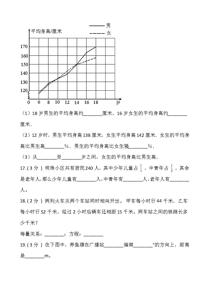 北师大版五升六数学暑期衔接提优卷(四)含答案第3页