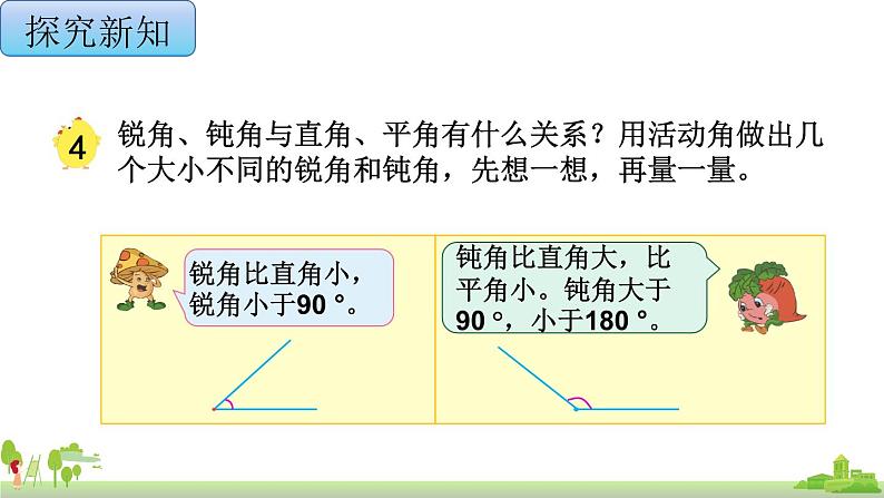 苏教版数学四年级上册 8.3《角的分类和画角》PPT课件第6页