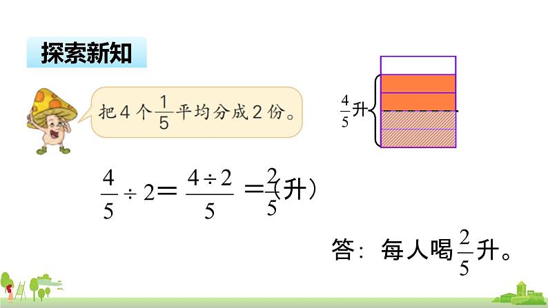 苏教版数学六年级上册 3.1《分数除以整数》PPT课件05
