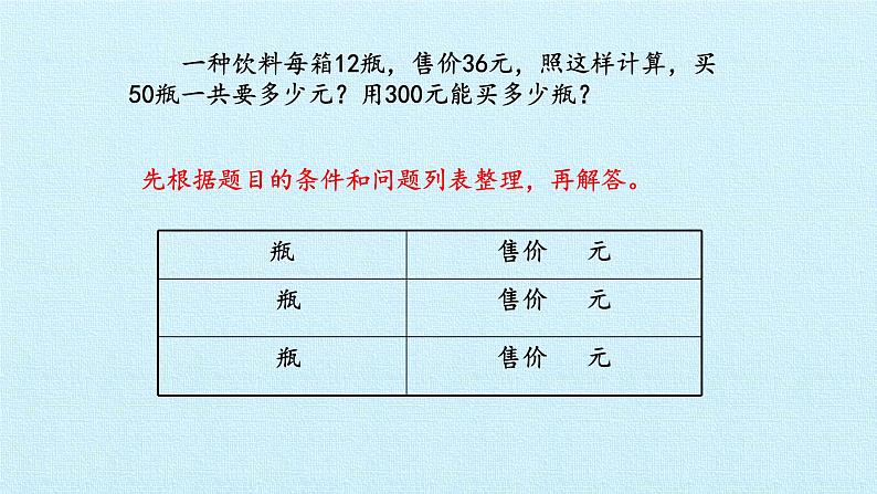 苏教版数学四年级上册 五 解决问题的策略 复习课件第5页
