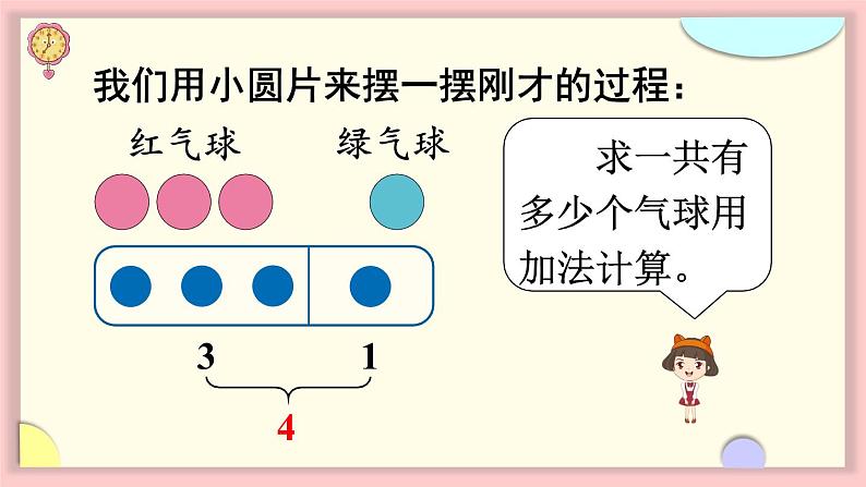 人教版一年级数学上册 3 1-5的认识和加减法第5课时 加法 课件(20张ppt)04