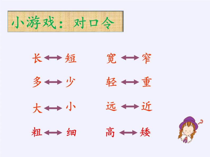 苏教版小学数学一年级上册 二 比一比(1) 课件02