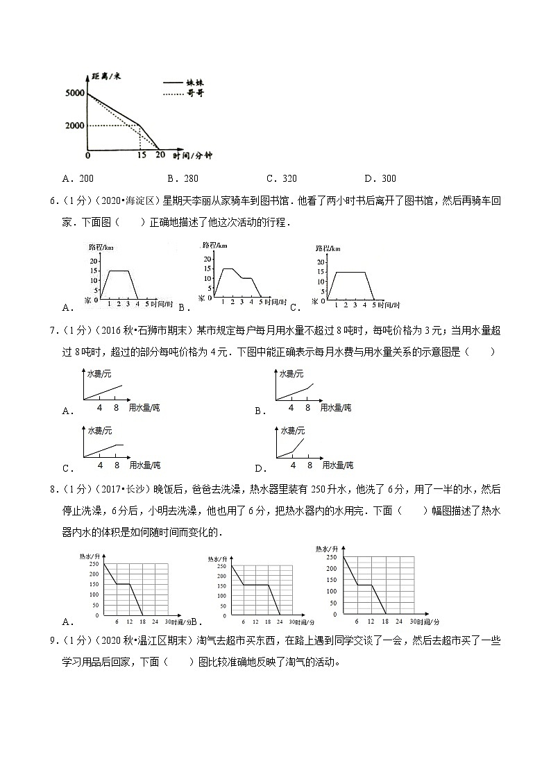 【复习进阶篇】人教版 五年级下册 数学精编讲义专题07《折线统计图》(原卷)第3页
