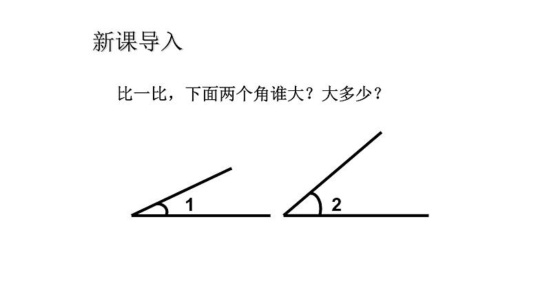 角的度量(课件)-2021-2022学年数学 四年级上册 西师大版第2页