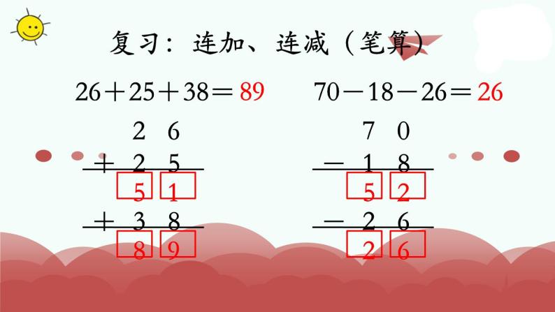 苏教版二上数学教学课件第2课时 加减混合运算02