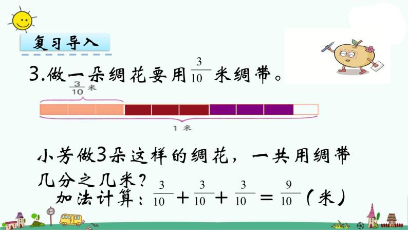 苏教版六上数学2.1 分数与整数相乘课件04