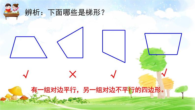 苏教版数学五年级上册 二 多边形的面积-梯形面积计算练习 课件02