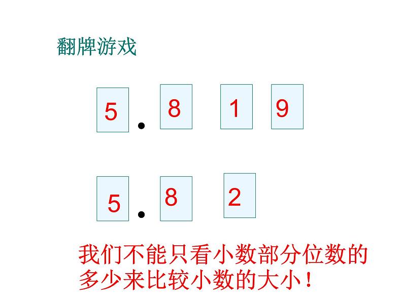 2.4 小数的大小比较 (课件)-2020-2021学年数学四年级下册 沪教版04