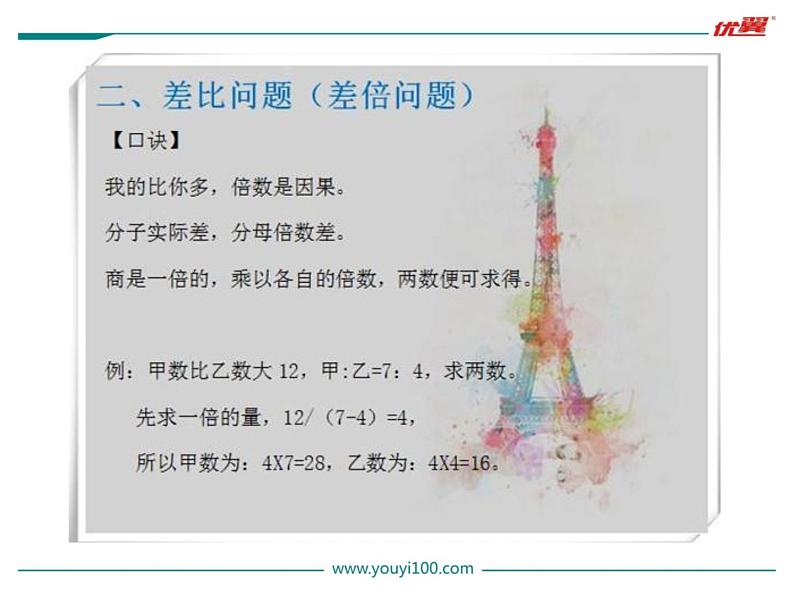 人教版小学一年级下册数学--解题技巧小学数学应用题13句解题口诀课件PPT03