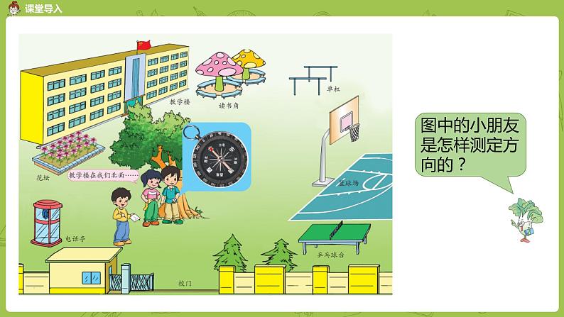 苏教版二下测定方向课件PPT04