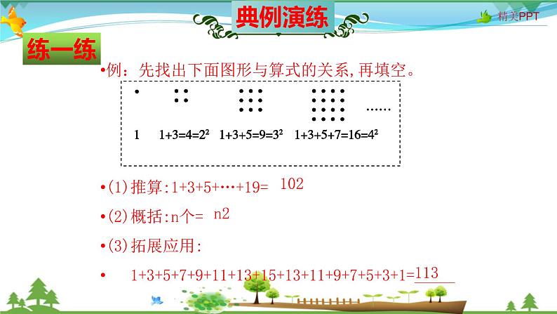 人教版 六年级数学上册 第8单元《数学广角——数与形》知识梳理(整理与复习课件)第5页