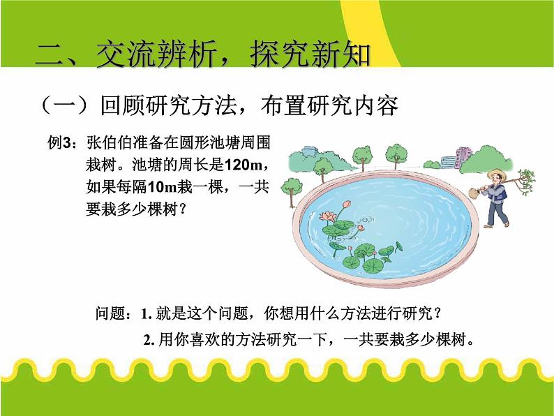 7.3 植树问题 例3(封闭图形)课件PPT03