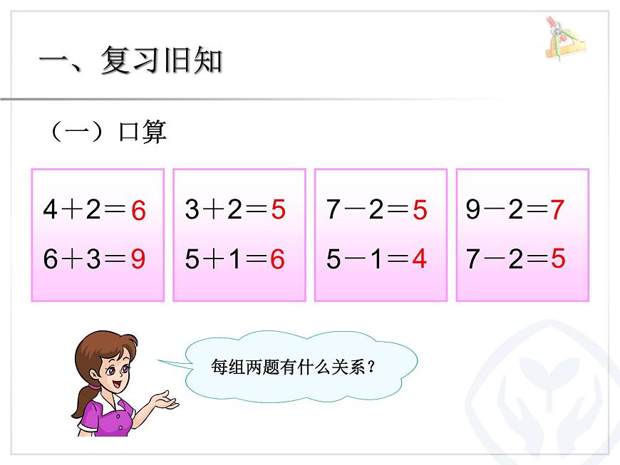一年級上冊連加 連減課件PPT第2頁