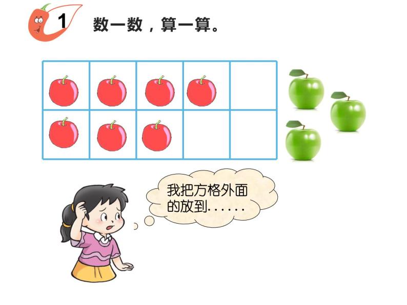 2.4 10的加减法 （课件）-2021-2022学年数学一年级上册-西师大版04