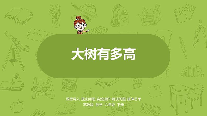 苏教版六下 大树有多高课件PPT01