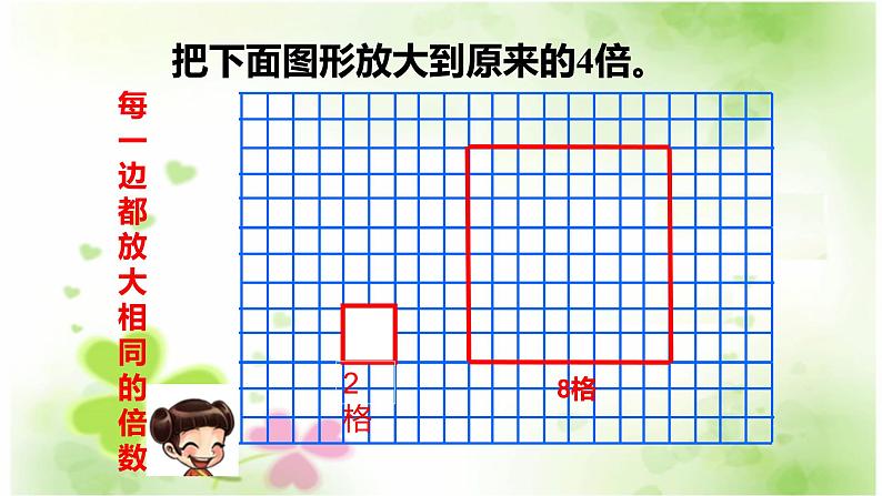 西师大版六年级数学上册 5.1 图形的放大或缩小课件PPT第7页