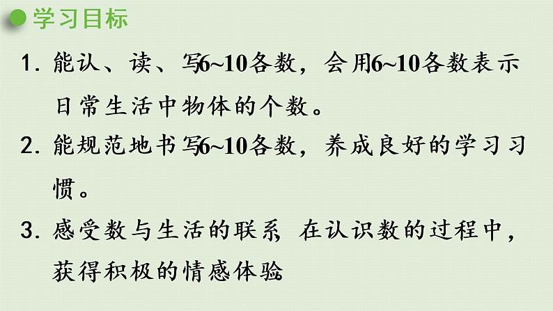 西师版一上第二单元第1课时 6~10各数的认识课件PPT02