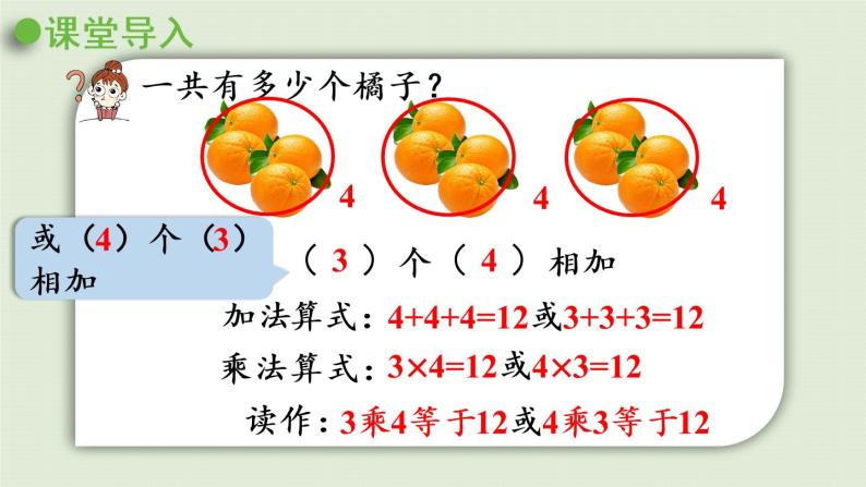 西师版二上第一单元第2课时  乘法的初步认识（2）课件PPT04