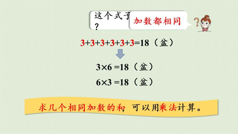 西师版二上第一单元第2课时  乘法的初步认识（2）课件PPT06