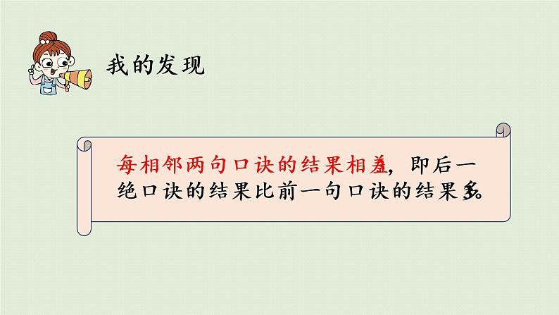 西师版二上第一单元第5课时 3的乘法口诀课件PPT第8页