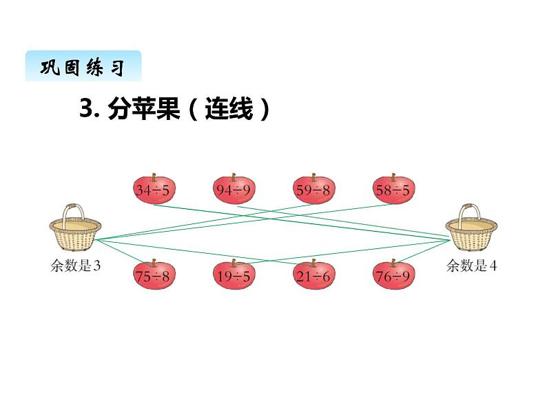西师大版三年级数学上册 四、2两位数除以一位数的笔算2(课件)第4页