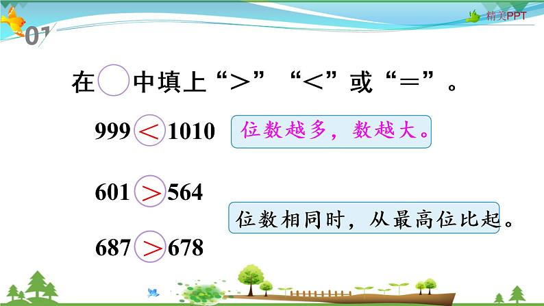人教版 四年级上册 数学 1.4 亿以内数的大小比较 教学课件(优质)第2页
