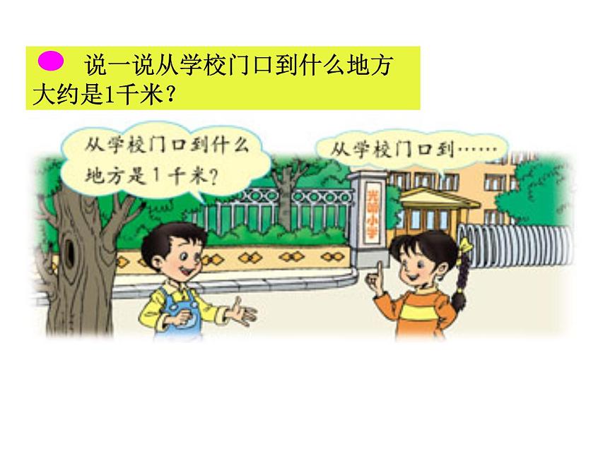 三年級(jí)數(shù)學(xué)上冊(cè)課件-3.2  《千米的認(rèn)識(shí)》（10）-人教版第8頁(yè)